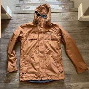 Columbia Men’s brown rain jacket Small